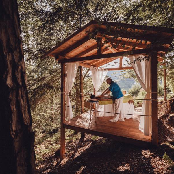 Waldpavillon - Wellness mitten in der Natur