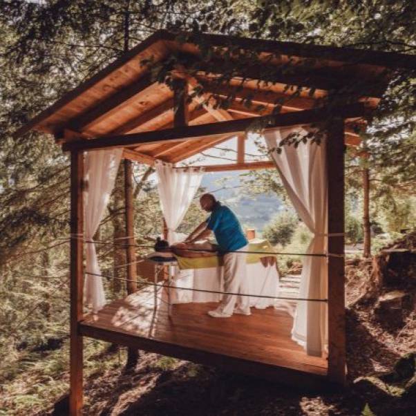Waldpavillon - Wellness mitten in der Natur