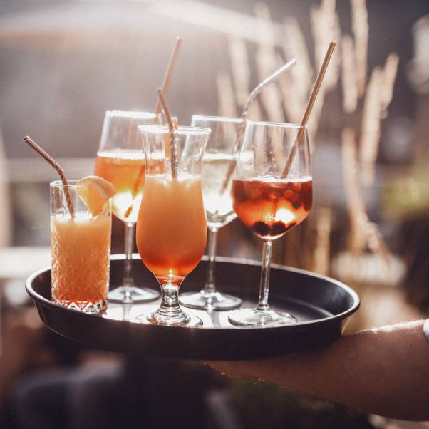 Terrasse Feiern Cocktails