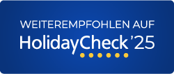 Logo Weiterempfohlen auf HolidayCheck '25